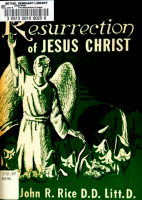 RESURRECTION OF JESUS CHRIST...JOHN R RICE... ...pdf